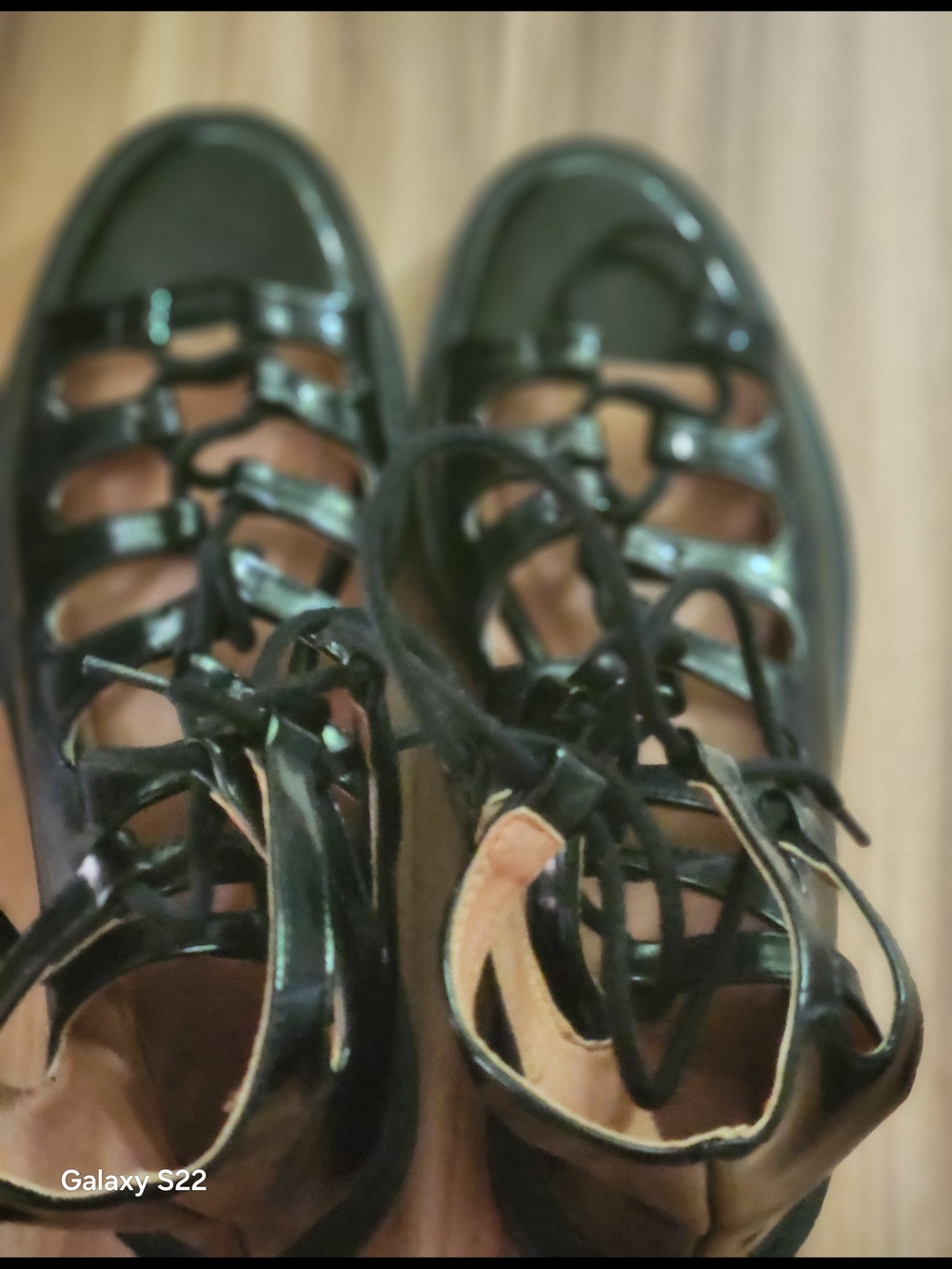 Urban Outfitters Black Lace-Up Women’s Cutout Boots